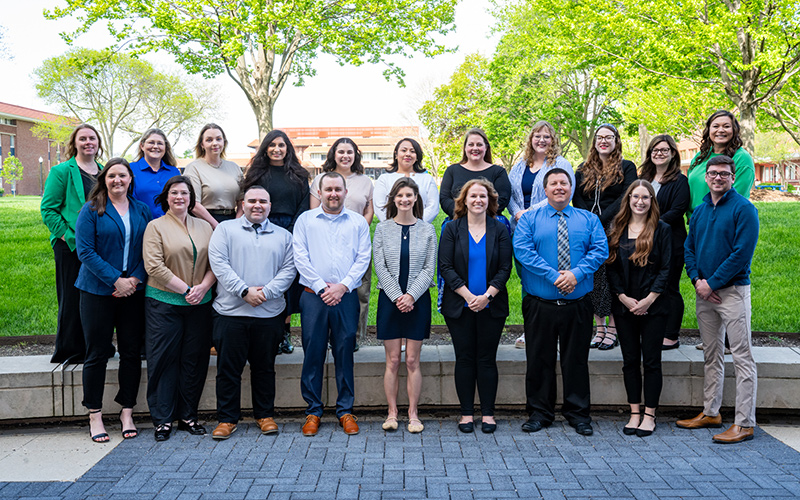 Group photo of the Crouse Center staff.