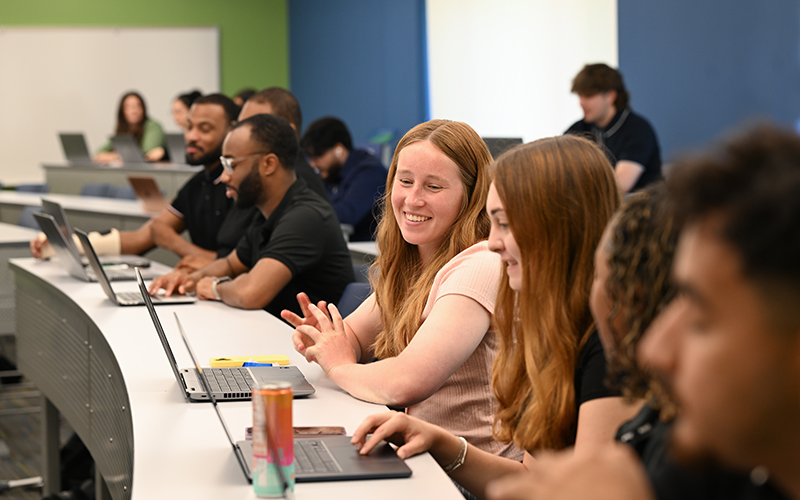 graduate students in the classroom
