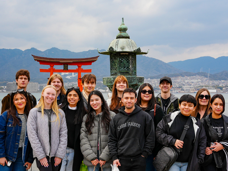 Students in Japan.