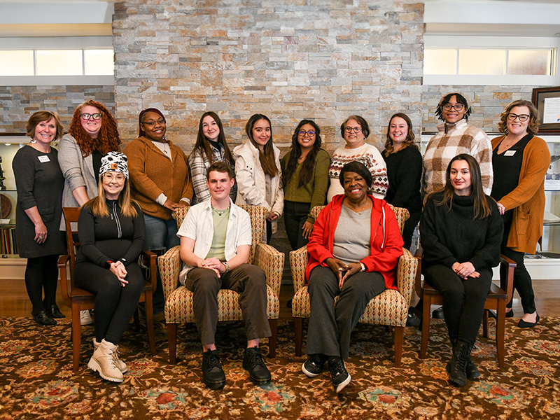 social work students receive scholarships